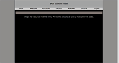 Desktop Screenshot of ddtcustomseats.com