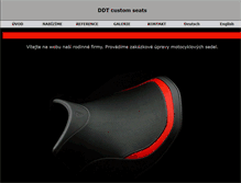 Tablet Screenshot of ddtcustomseats.com